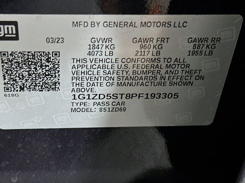 Used 2023 Chevrolet Malibu LT w/ Driver Confidence Package image 12