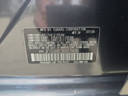 Certified 2024 Subaru Impreza 2.0i AWD/4WD image 27