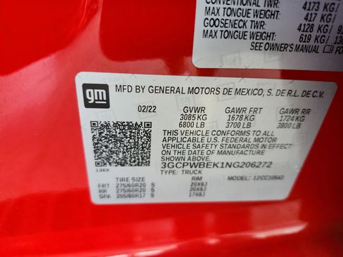 Used 2022 Chevrolet Silverado 1500 Custom w/ Safety Confidence Package RWD image 20