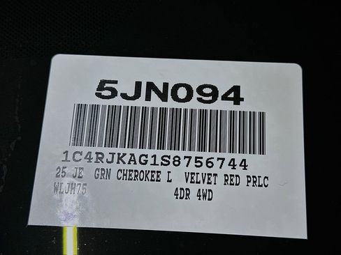 New 2025 Jeep Grand Cherokee L Altitude AWD/4WD image 25