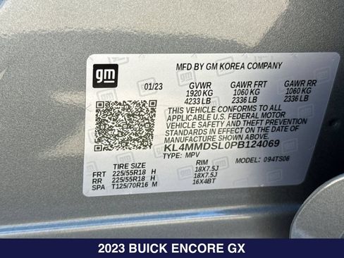 Used 2023 Buick Encore GX Select w/ Sport Touring Package FWD image 31
