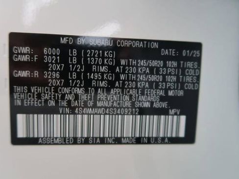 Certified 2025 Subaru Ascent Bronze Edition w/ Popular Package #2 image 47