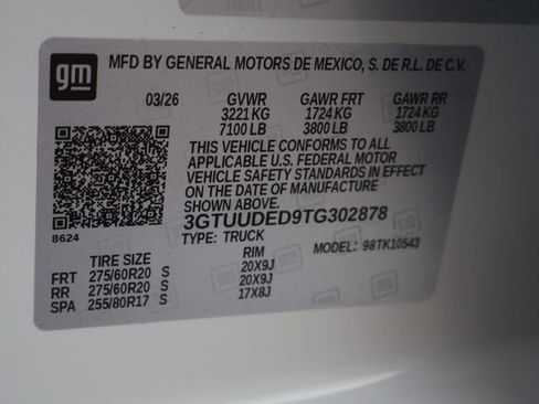 New 2026 GMC Sierra 1500 SLT w/ SLT Premium Plus Package AWD/4WD image 36