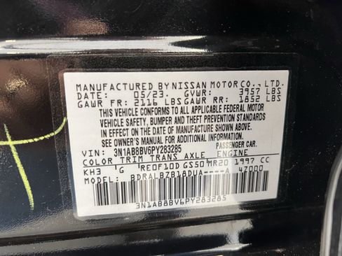 Used 2023 Nissan Sentra S w/ Trunk Package image 43