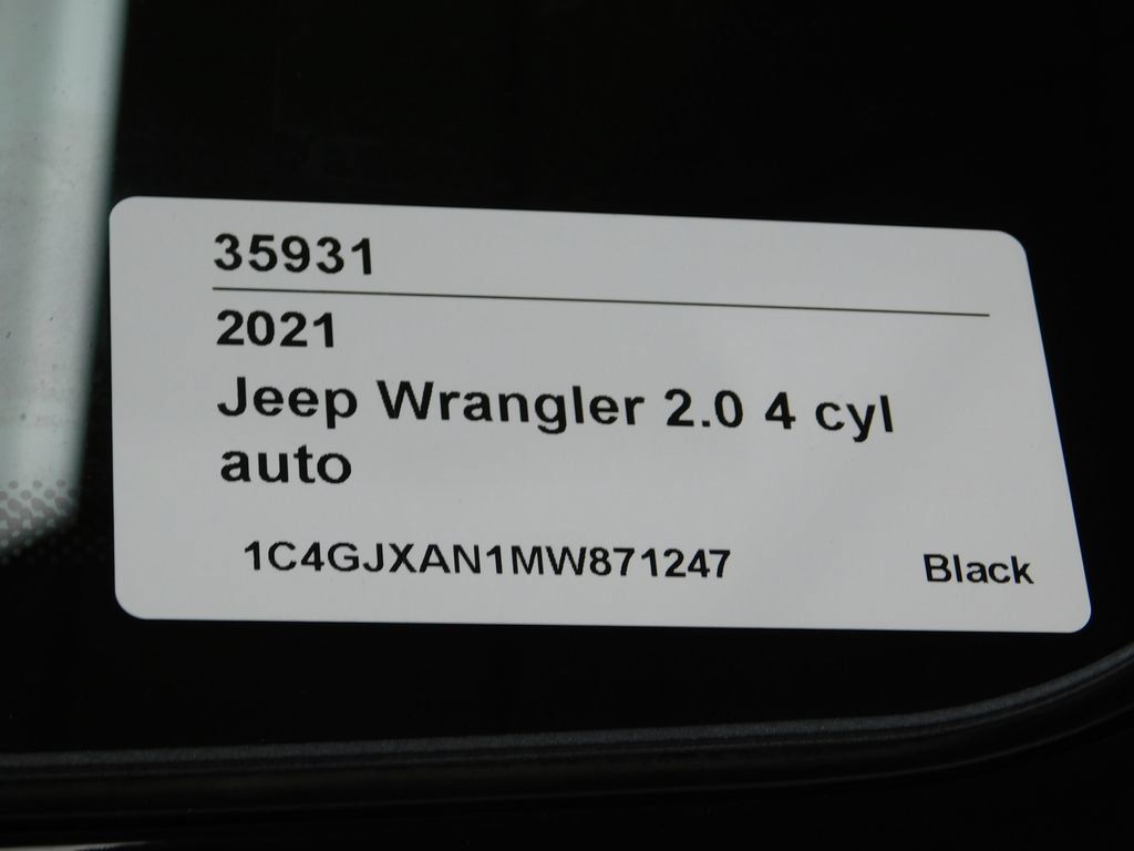 Used 2021 Jeep Wrangler Sport AWD/4WD image 77