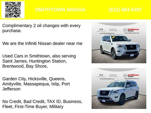 Used 2024 Nissan Armada Platinum w/ Captain's Chairs Package AWD/4WD image 2
