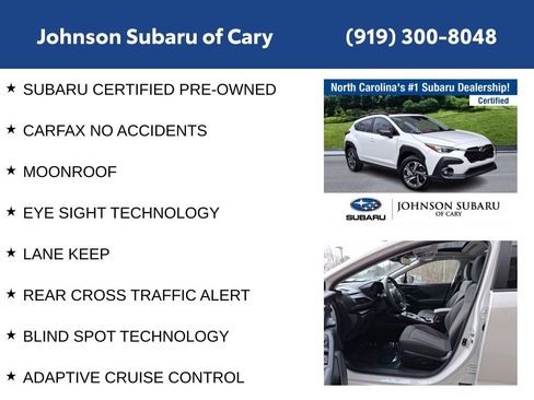 Certified 2025 Subaru Crosstrek 2.0i Premium image 6
