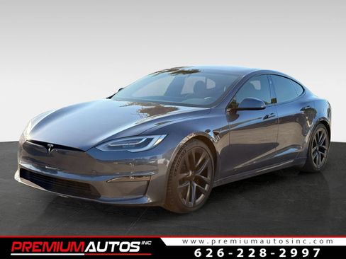 Used 2021 Tesla Model S Long Range AWD/4WD image 1
