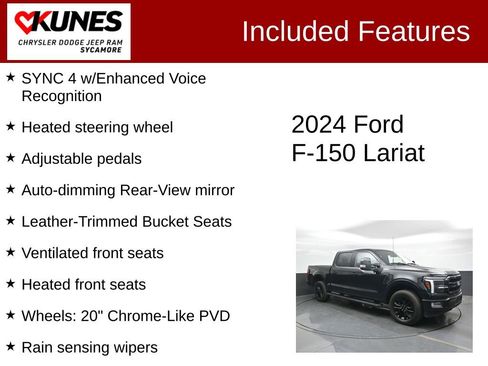 Used 2024 Ford F150 Lariat w/ Equipment Group 502A High AWD/4WD image 4