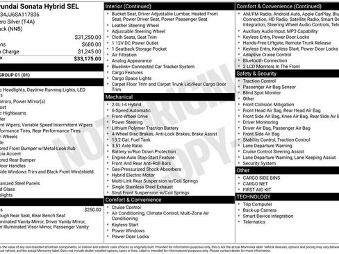 New 2025 Hyundai Sonata SEL image 33