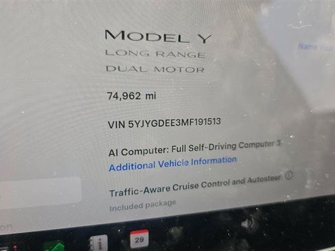Used 2021 Tesla Model Y Long Range AWD/4WD image 4