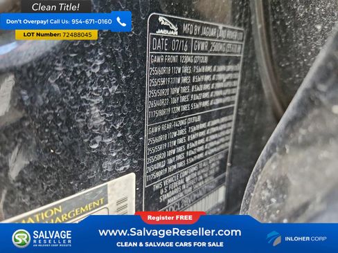 Used 2017 Jaguar F-PACE R-Sport image 16