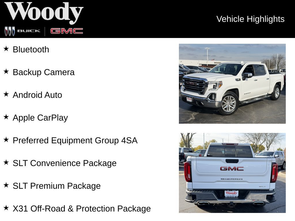 Used 2022 GMC Sierra 1500 SLT w/ SLT Premium Package AWD/4WD image 3