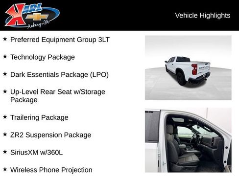 Used 2023 Chevrolet Silverado 1500 ZR2 w/ Technology Package image 2