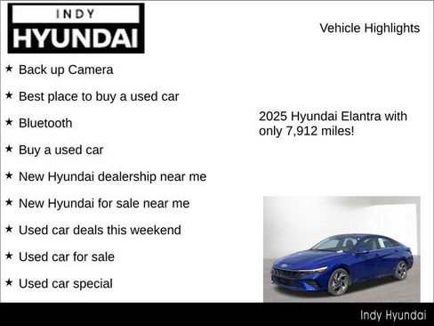 Used 2025 Hyundai Elantra Limited FWD image 7