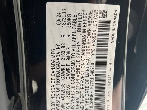 Used 2024 Honda Civic EX image 74