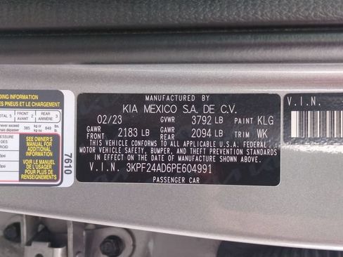 Certified 2023 Kia Forte LXS w/ LXS Technology Package FWD image 35
