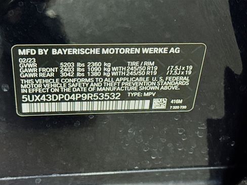 Used 2023 BMW X3 sDrive30i w/ M Sport Package image 40