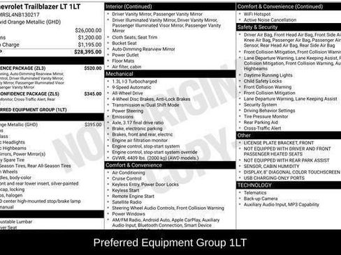 Used 2022 Chevrolet TrailBlazer LT w/ Convenience Package image 2