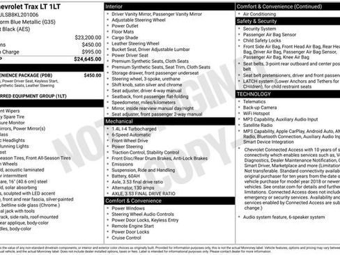 Used 2019 Chevrolet Trax LT w/ LT Convenience Package FWD image 4