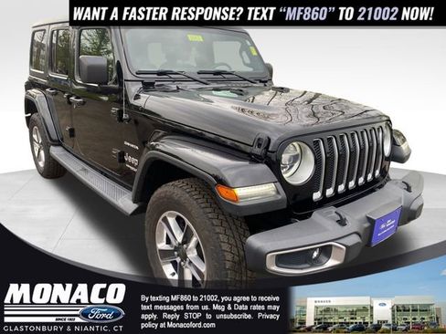 Used 2019 Jeep Wrangler Unlimited Sahara AWD/4WD image 1