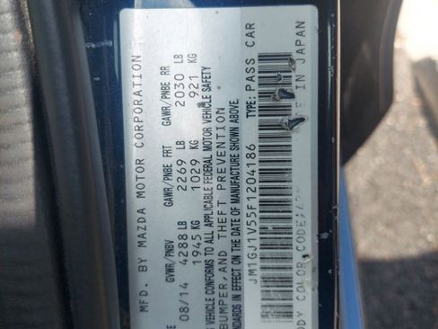 Used 2015 MAZDA MAZDA6 Touring FWD image 11
