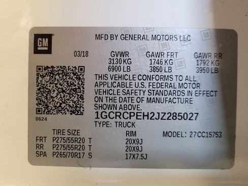 Used 2018 Chevrolet Silverado 1500 Custom w/ Custom Value Package RWD image 33