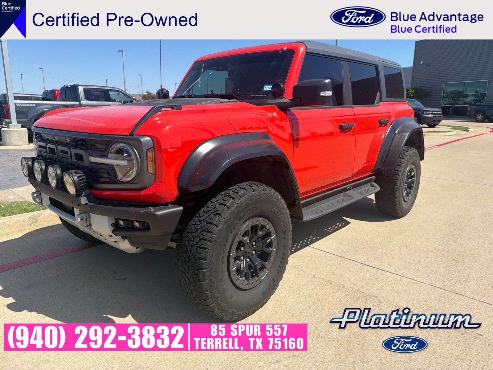 Used 2022 Ford Bronco Raptor AWD/4WD image 3