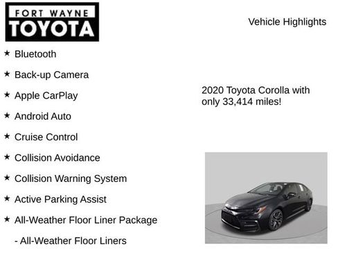 Used 2020 Toyota Corolla SE FWD image 7