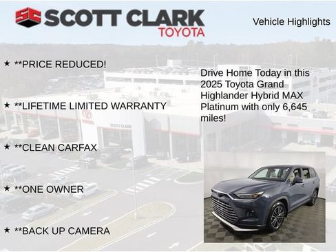 Used 2025 Toyota Grand Highlander MAX Platinum image 12