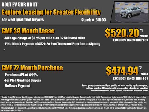 New 2027 Chevrolet Bolt LT w/ Comfort Package FWD image 2