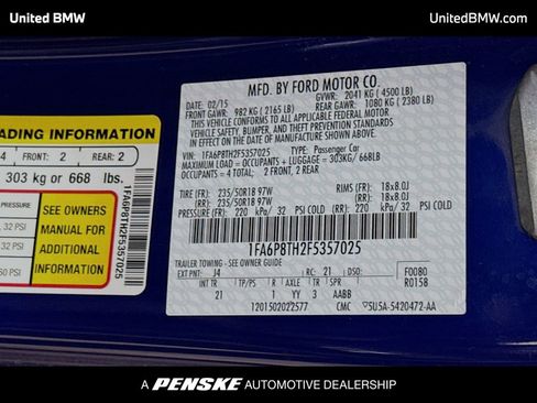 Used 2015 Ford Mustang Coupe RWD image 13