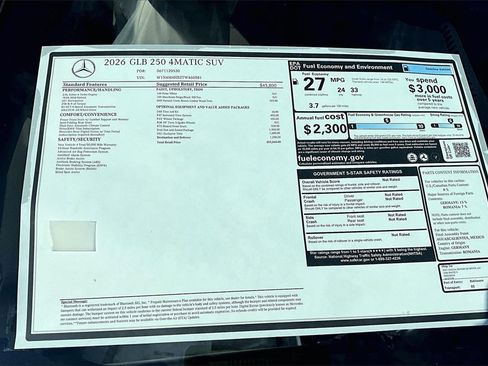 New 2026 Mercedes-Benz GLB 250 4MATIC image 13