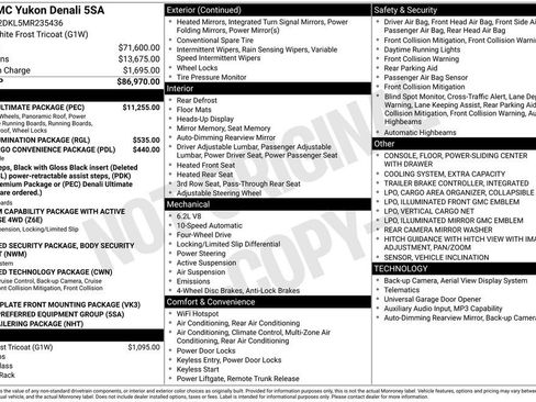 Certified 2021 GMC Yukon Denali w/ Denali Ultimate Package image 2