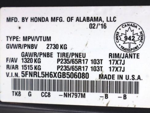 Used 2016 Honda Odyssey EX-L image 47