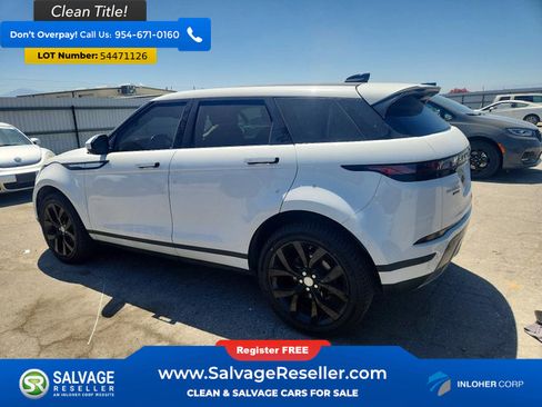 Used 2020 Land Rover Range Rover Evoque SE AWD/4WD image 3