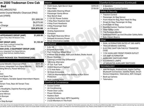 Used 2024 RAM 2500 Tradesman w/ Chrome Appearance Group AWD/4WD image 4
