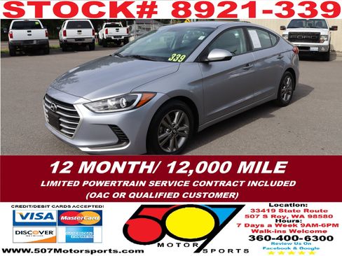 Used 2017 Hyundai Elantra SE image 1