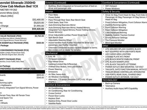 Used 2024 Chevrolet Silverado 2500 Custom w/ Custom Value Package AWD/4WD image 35