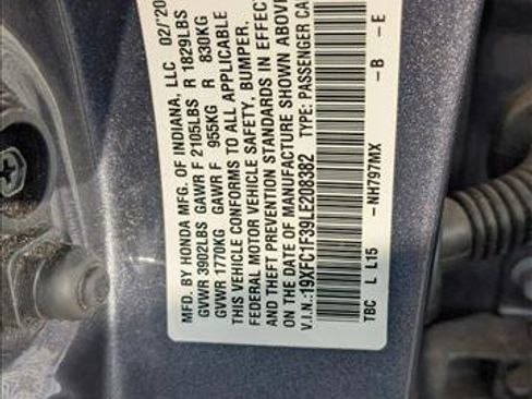 Certified 2020 Honda Civic EX image 21