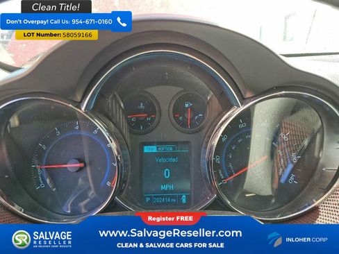 Used 2014 Chevrolet Cruze LT w/ All-Star Edition FWD image 12