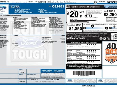 Used 2017 Ford F150 XLT RWD image 1