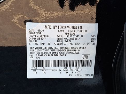 Used 2020 Ford Edge SEL w/ Convenience Package image 27