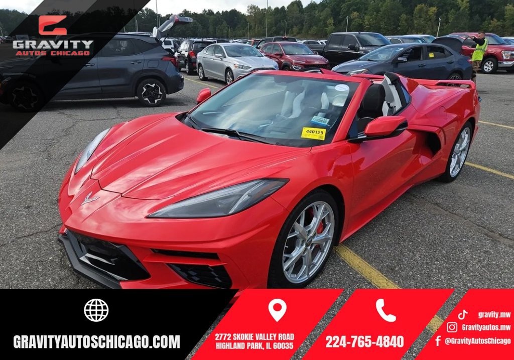 Used 2023 Chevrolet Corvette Stingray Premium Conv w/ Z51 Performance Package RWD image 1