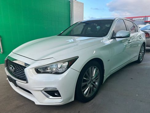 Used 2019 INFINITI Q50 Luxe w/ Essential Package (3.0T Luxe) RWD image 1