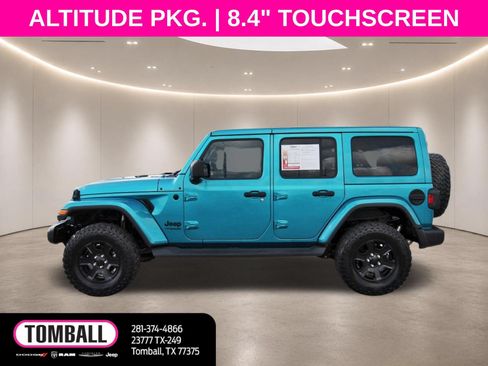 Used 2020 Jeep Wrangler Unlimited Sahara AWD/4WD image 4