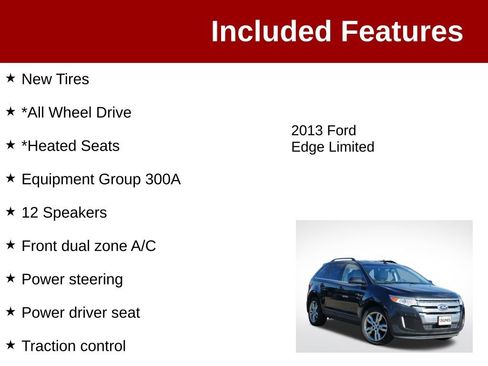 Used 2013 Ford Edge Limited AWD/4WD image 3