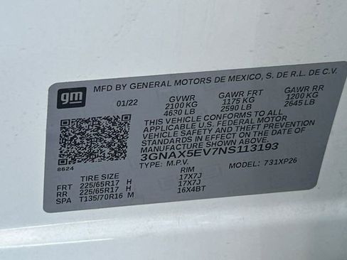Used 2022 Chevrolet Equinox LS w/ LPO, Floor Liner Package AWD/4WD image 35