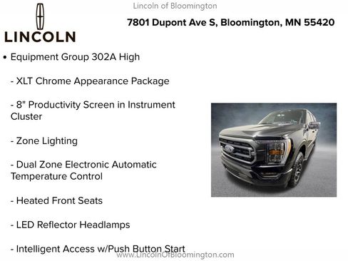 Used 2023 Ford F150 XLT w/ Equipment Group 302A High AWD/4WD image 9