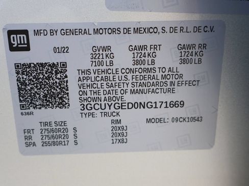 Used 2022 Chevrolet Silverado 1500 LTZ AWD/4WD image 33